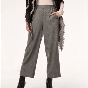 Wilfred Joli Pants in Grey Check Size Small Aritzia #68893